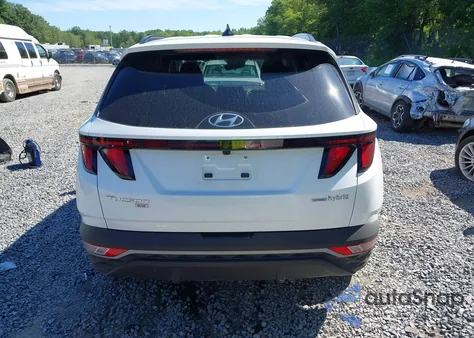 2024 Hyundai Tucson Hybrid Blue из США, поврежденный, VIN KM8JBCD14RU231360